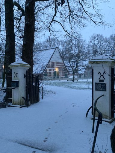 Gut Neuensteden im Schnee